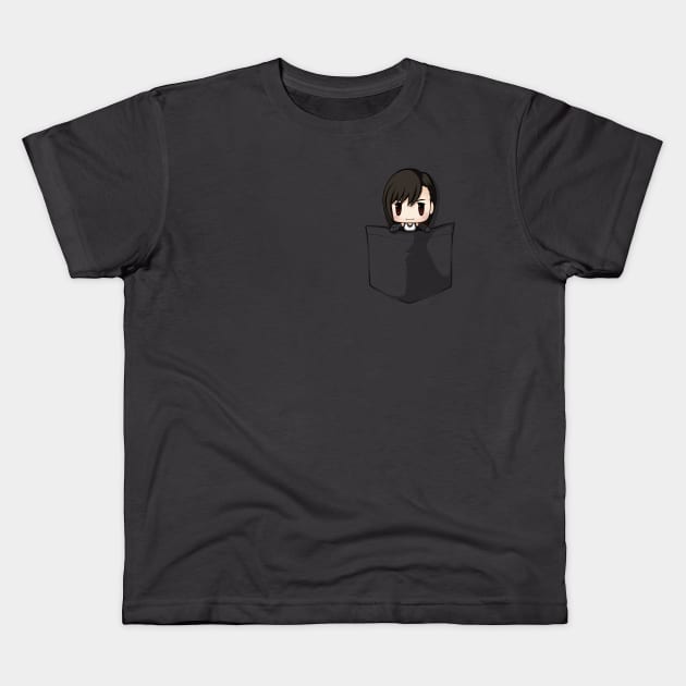 Pocket Tifa Kids T-Shirt by PixelKnight